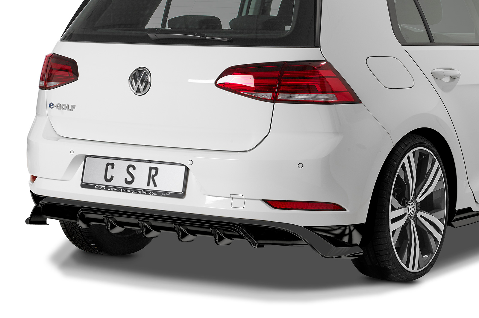 Diffuseur / Ajout de parechoc arrière pour VW Golf 7 (Typ AU) (depuis 03/2017) - Fabriqué en ABS (6 finitions au choix)