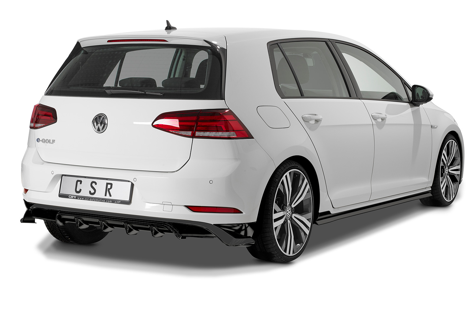 Diffuseur / Ajout de parechoc arrière pour VW Golf 7 (Typ AU) (depuis 03/2017) - Fabriqué en ABS (6 finitions au choix)