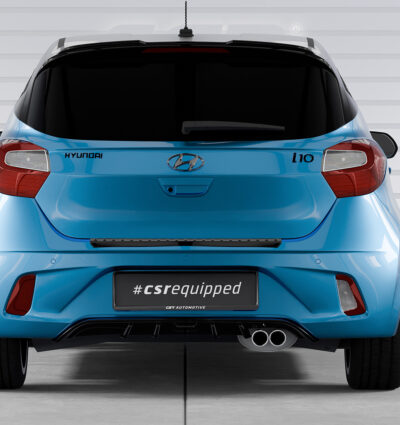 Diffuseur / Ajout de parechoc arrière pour Hyundai I10 (3. Generation) toutes carrosseries (depuis 2020) - Fabriqué en ABS (6 finitions au choix)