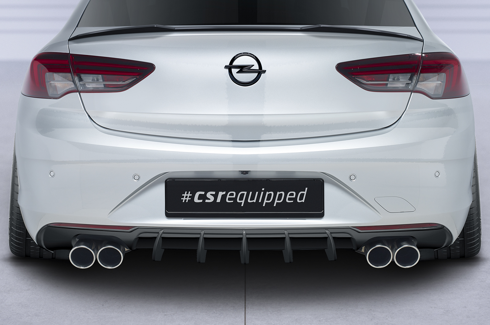 Diffuseur / Ajout de parechoc arrière pour Opel Insignia B Grandsport (depuis 2017) - Fabriqué en ABS (6 finitions au choix)