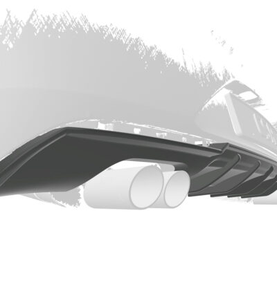 Diffuseur / Ajout de parechoc arrière pour Opel Insignia B Grandsport (depuis 2017) - Fabriqué en ABS (6 finitions au choix)