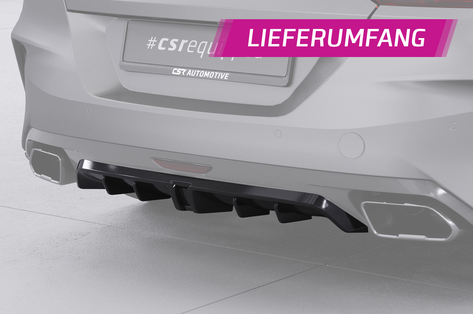 Diffuseur / Ajout de parechoc arrière pour BMW Z4 G29 M40i (depuis 2018) - Fabriqué en ABS (6 finitions au choix)