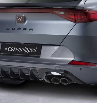 Diffuseur / Ajout de parechoc arrière pour Cupra Formentor VZ 2.0 TSI (245 PS) / VZ 2.0 TSI 4Drive (310 PS) / VZ 1.4 e-Hybrid (245 PS) (depuis 2020) - Fabriqué en ABS (6 finitions au choix)