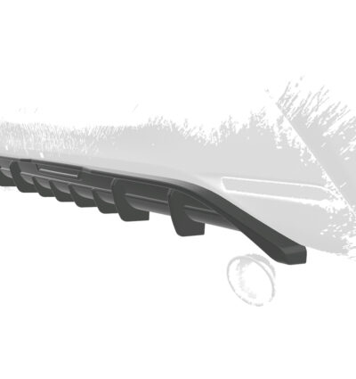 Diffuseur / Ajout de parechoc arrière pour Toyota Aygo 2 toutes carrosseries (depuis 2014) - Fabriqué en ABS (6 finitions au choix)