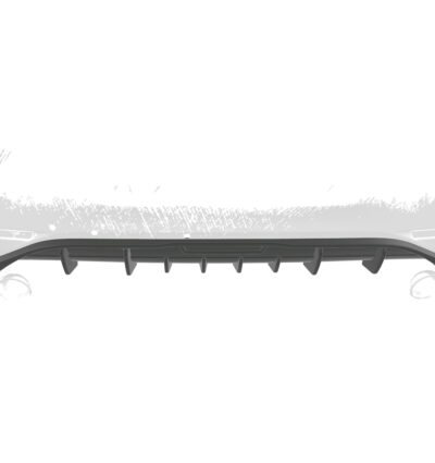 Diffuseur / Ajout de parechoc arrière pour Toyota Aygo 2 toutes carrosseries (depuis 2014) - Fabriqué en ABS (6 finitions au choix)