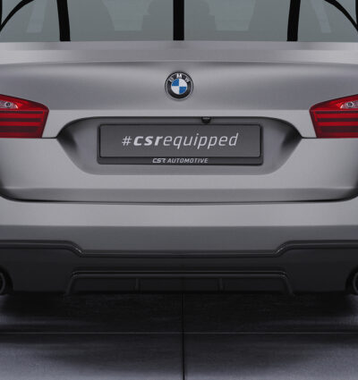Diffuseur / Ajout de parechoc arrière pour BMW Série 5 (F10 / F11) 535i et 535d avec Pack M (01/2010-01/2017) - Fabriqué en ABS (6 finitions au choix)