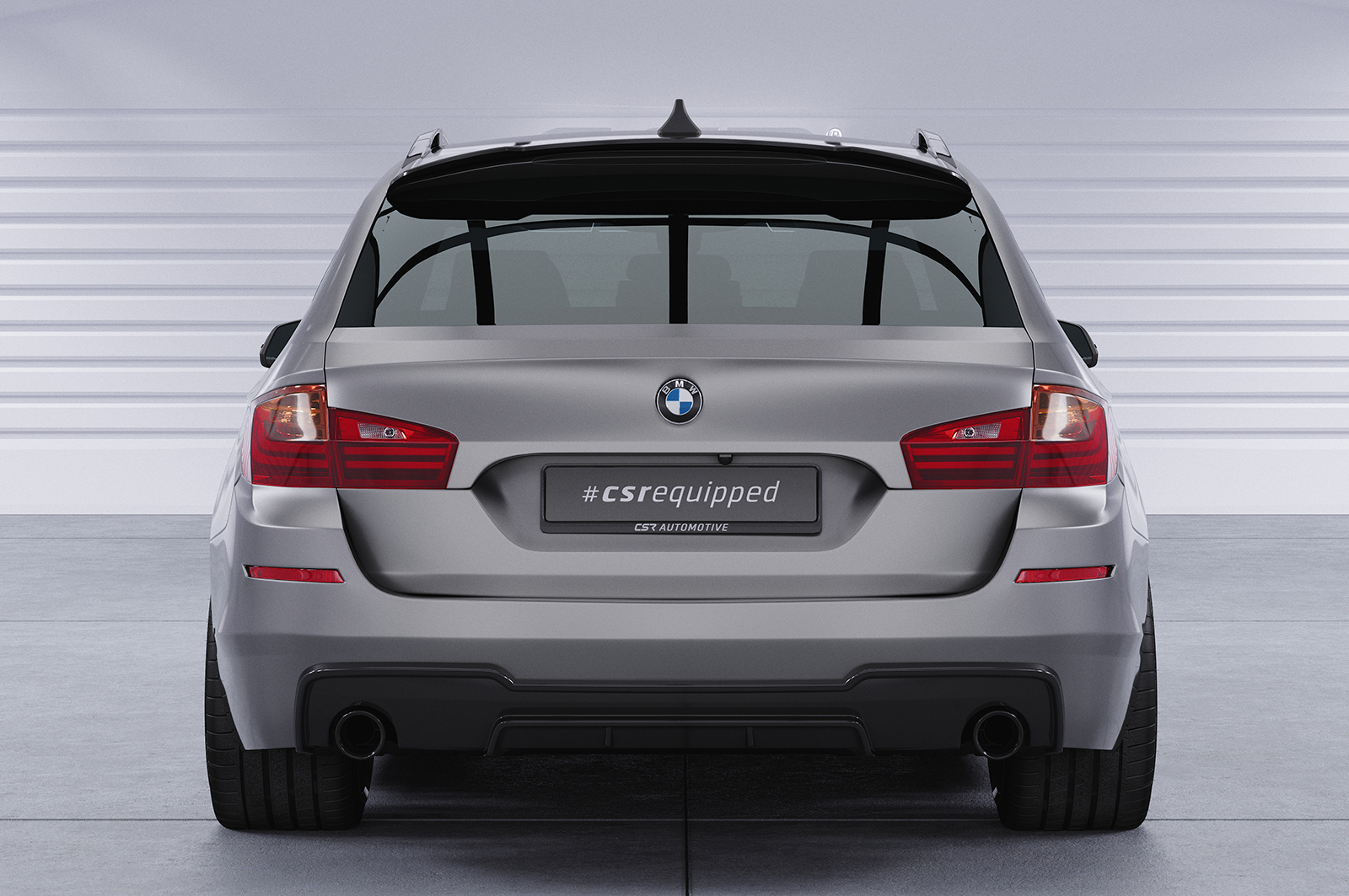 Diffuseur / Ajout de parechoc arrière pour BMW Série 5 (F10 / F11) 535i et 535d avec Pack M (01/2010-01/2017) - Fabriqué en ABS (6 finitions au choix)