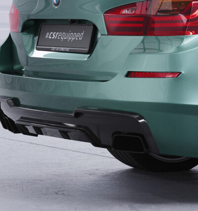 Diffuseur / Ajout de parechoc arrière pour BMW Série 5 (F10 / F11) 550i et 550d avec Pack M (01/2010-01/2017) - Fabriqué en ABS (6 finitions au choix)