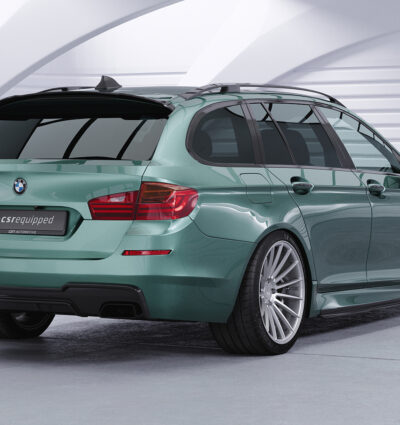 Diffuseur / Ajout de parechoc arrière pour BMW Série 5 (F10 / F11) 550i et 550d avec Pack M (01/2010-01/2017) - Fabriqué en ABS (6 finitions au choix)