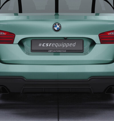 Diffuseur / Ajout de parechoc arrière pour BMW Série 5 (F10 / F11) 550i et 550d avec Pack M (01/2010-01/2017) - Fabriqué en ABS (6 finitions au choix)