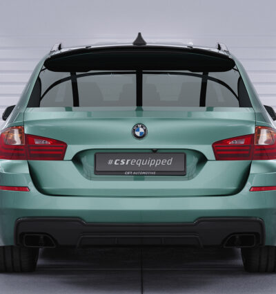 Diffuseur / Ajout de parechoc arrière pour BMW Série 5 (F10 / F11) 550i et 550d avec Pack M (01/2010-01/2017) - Fabriqué en ABS (6 finitions au choix)
