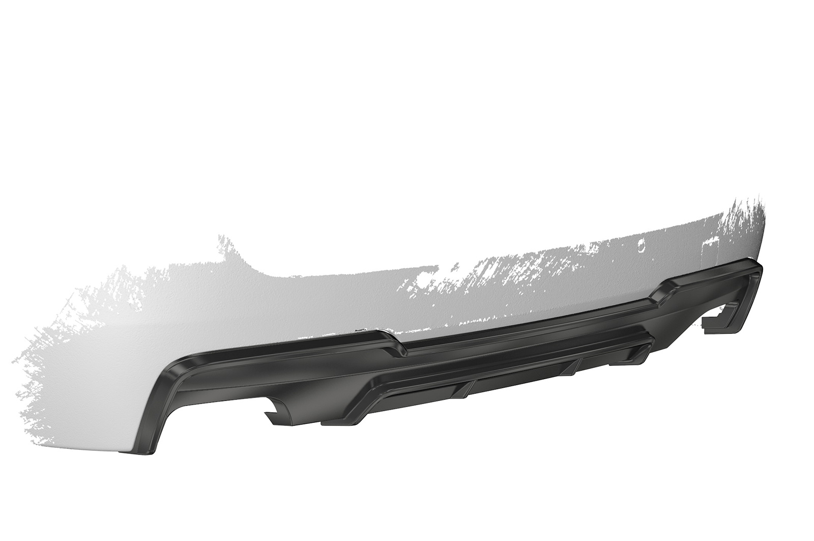 Diffuseur / Ajout de parechoc arrière pour BMW Série 5 (F10 / F11) 550i et 550d avec Pack M (01/2010-01/2017) - Fabriqué en ABS (6 finitions au choix)
