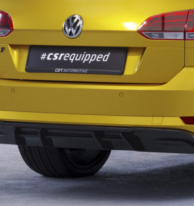 Diffuseur / Ajout de parechoc arrière pour VW Golf 7 (Typ AU) break finition de base (2017-2020) - Fabriqué en ABS (6 finitions au choix)