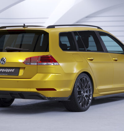 Diffuseur / Ajout de parechoc arrière pour VW Golf 7 (Typ AU) break finition de base (2017-2020) - Fabriqué en ABS (6 finitions au choix)
