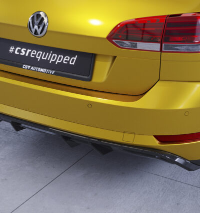 Diffuseur / Ajout de parechoc arrière pour VW Golf 7 (Typ AU) break finition de base (2017-2020) - Fabriqué en ABS (6 finitions au choix)