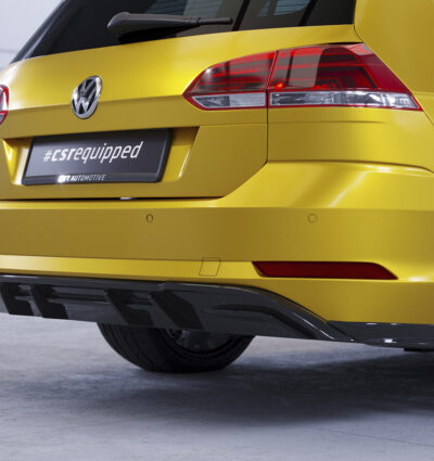 Diffuseur / Ajout de parechoc arrière pour VW Golf 7 (Typ AU) break finition de base (2017-2020) - Fabriqué en ABS (6 finitions au choix)