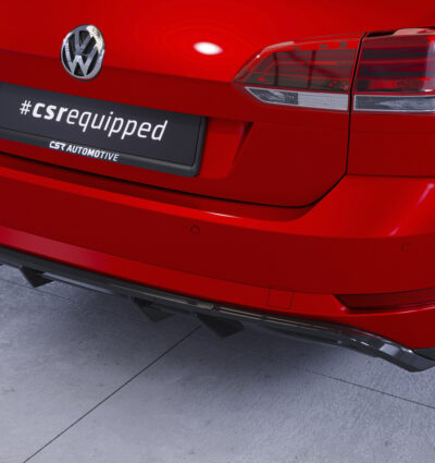 Diffuseur / Ajout de parechoc arrière pour VW Golf 7 (Typ AU) GTD break (2017-2020) - Fabriqué en ABS (6 finitions au choix)