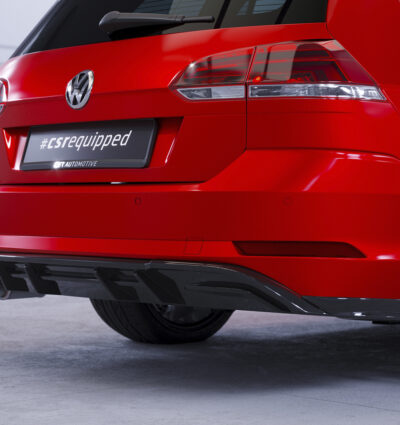 Diffuseur / Ajout de parechoc arrière pour VW Golf 7 (Typ AU) GTD break (2017-2020) - Fabriqué en ABS (6 finitions au choix)