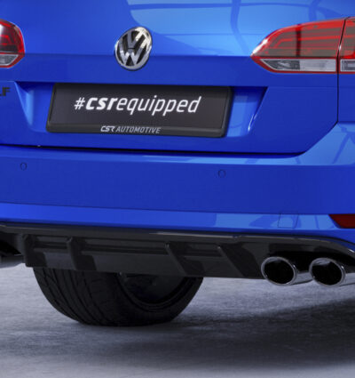 Diffuseur / Ajout de parechoc arrière pour VW Golf 7 (Typ AU) R break (2017-2020) - Fabriqué en ABS (6 finitions au choix)