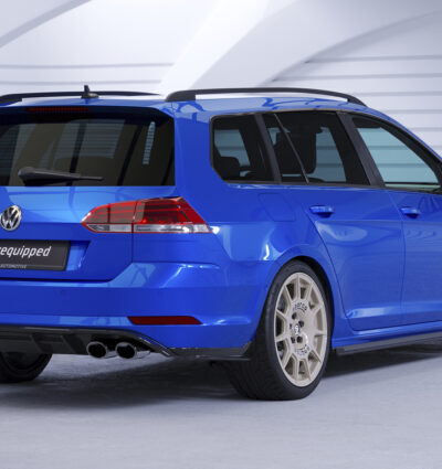 Diffuseur / Ajout de parechoc arrière pour VW Golf 7 (Typ AU) R break (2017-2020) - Fabriqué en ABS (6 finitions au choix)