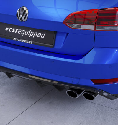 Diffuseur / Ajout de parechoc arrière pour VW Golf 7 (Typ AU) break (toutes carrosseries) (2017-2020) - Fabriqué en ABS (6 finitions au choix)