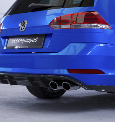 Diffuseur / Ajout de parechoc arrière pour VW Golf 7 (Typ AU) break (toutes carrosseries) (2017-2020) - Fabriqué en ABS (6 finitions au choix)