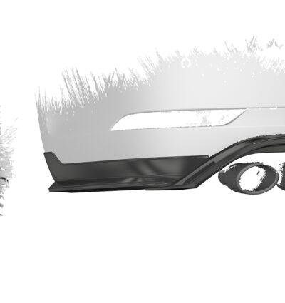 Diffuseur / Ajout de parechoc arrière pour VW Golf 7 (Typ AU) break (toutes carrosseries) (2017-2020) - Fabriqué en ABS (6 finitions au choix)