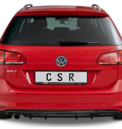 Diffuseur / Ajout de parechoc arrière pour VW Golf 7 (Typ AU) break (toutes carrosseries préfacelift) (2013-2017) - Fabriqué en ABS (6 finitions au choix)