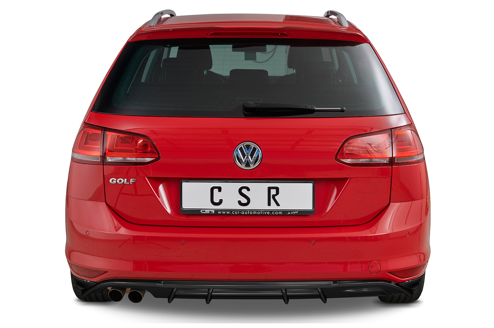 Diffuseur / Ajout de parechoc arrière pour VW Golf 7 (Typ AU) break (toutes carrosseries préfacelift) (2013-2017) - Fabriqué en ABS (6 finitions au choix)