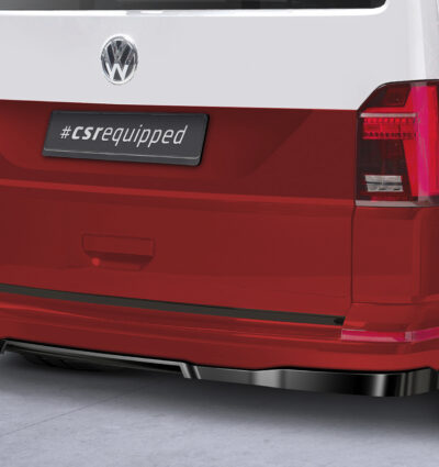 Diffuseur / Ajout de parechoc arrière pour VW T6 / T6.1 toutes carrosseries (depuis 2015) - Fabriqué en ABS (6 finitions au choix)