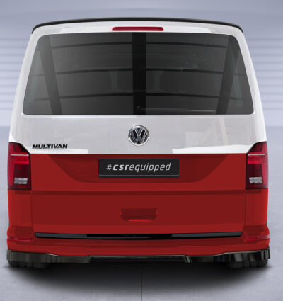 Diffuseur / Ajout de parechoc arrière pour VW T6 / T6.1 toutes carrosseries (depuis 2015) - Fabriqué en ABS (6 finitions au choix)