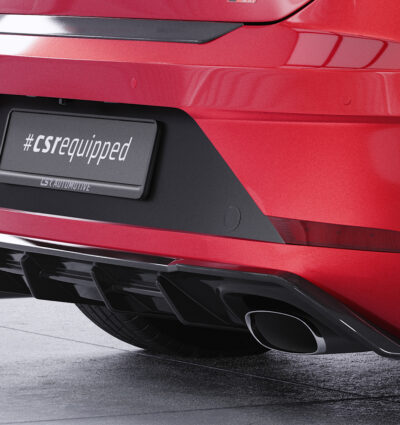 Diffuseur / Ajout de parechoc arrière pour Seat Leon III Typ 5F Cupra (2017-2020) - Fabriqué en ABS (6 finitions au choix)