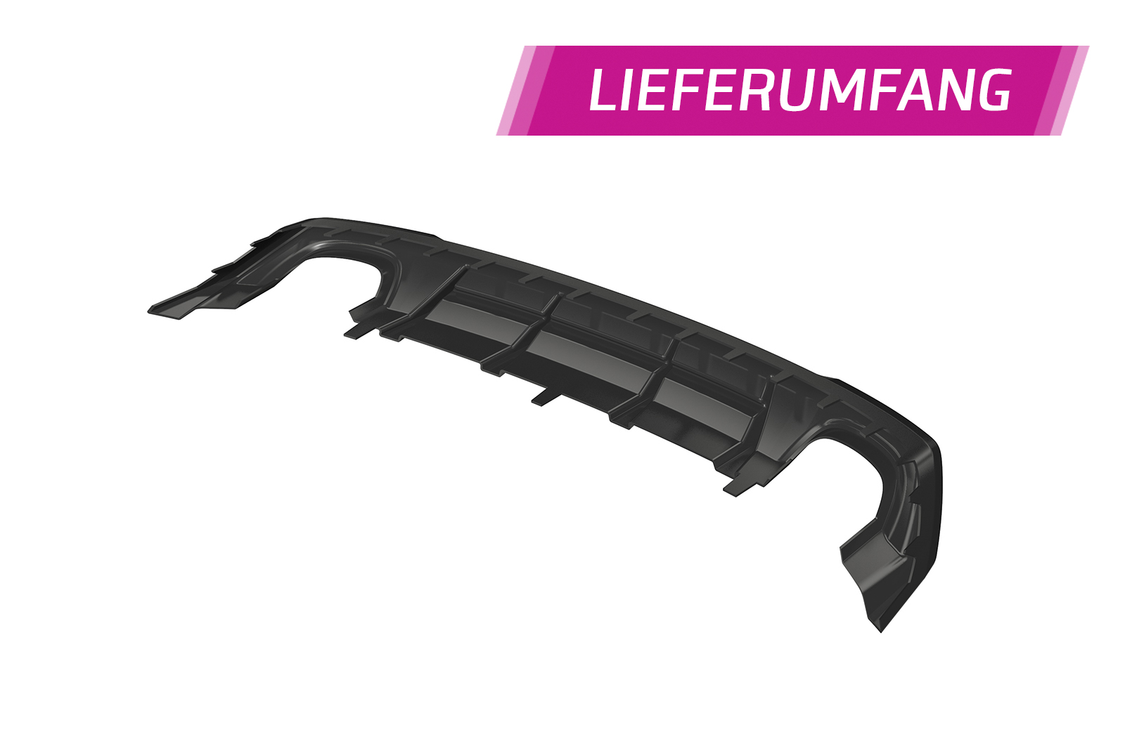 Diffuseur / Ajout de parechoc arrière pour Seat Leon III Typ 5F Cupra (2017-2020) - Fabriqué en ABS (6 finitions au choix)