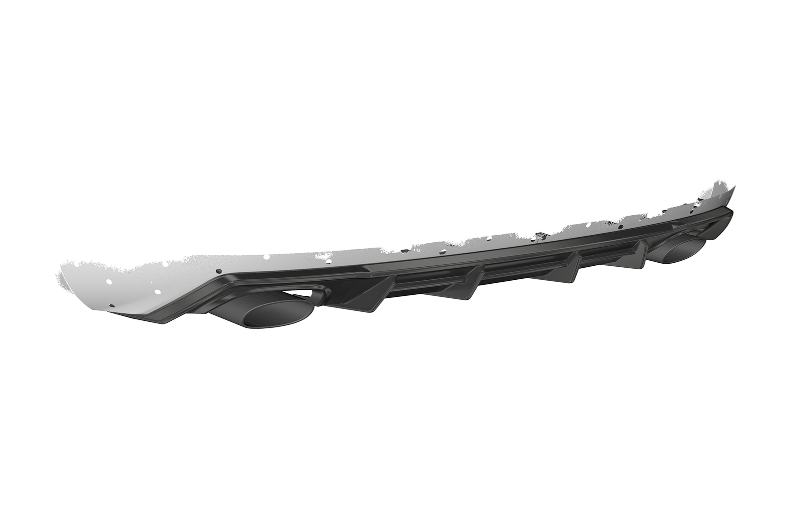 Diffuseur / Ajout de parechoc arrière pour Seat Leon III Typ 5F Cupra (2017-2020) - Fabriqué en ABS (6 finitions au choix)