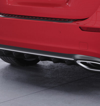 Diffuseur / Ajout de parechoc arrière pour Mercedes Benz Classe A (W177) toutes carrosseries (depuis 2018) - Fabriqué en ABS (6 finitions au choix)