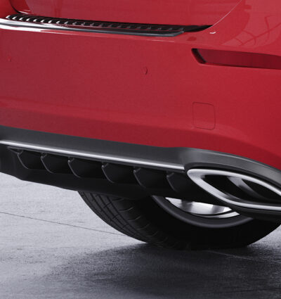 Diffuseur / Ajout de parechoc arrière pour Mercedes Benz Classe A (W177) toutes carrosseries (depuis 2018) - Fabriqué en ABS (6 finitions au choix)
