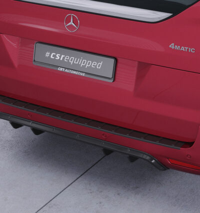 Diffuseur / Ajout de parechoc arrière pour Mercedes Benz Classe V 447 AMG-Line (2019-07/2022) - Fabriqué en ABS (6 finitions au choix)