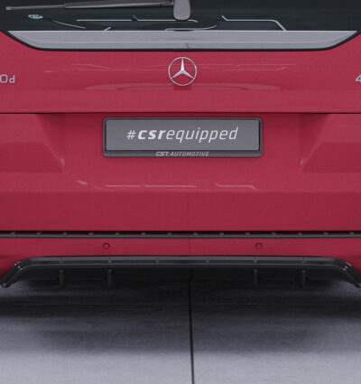 Diffuseur / Ajout de parechoc arrière pour Mercedes Benz Classe V 447 AMG-Line (2019-07/2022) - Fabriqué en ABS (6 finitions au choix)