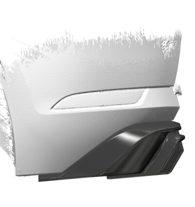 Diffuseur / Ajout de parechoc arrière pour VW Golf 7 (Typ AU) finition de base / R-Line et e-Golf (facelift) (2017-2021) - Fabriqué en ABS (6 finitions au choix)