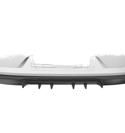 Diffuseur / Ajout de parechoc arrière pour VW Golf 7 (Typ AU) finition de base / R-Line et e-Golf (facelift) (2017-2021) - Fabriqué en ABS (6 finitions au choix)