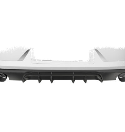 Diffuseur / Ajout de parechoc arrière pour VW Golf 7 (Typ AU) GTI (facelift) (2017-2021) - Fabriqué en ABS (6 finitions au choix)