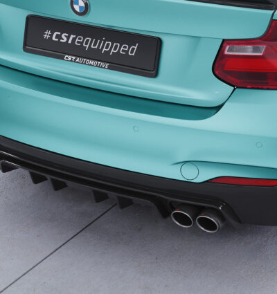Diffuseur / Ajout de parechoc arrière pour BMW Série 2 F22 / F23 Pack M (11/2013-06/2021) - Fabriqué en ABS (6 finitions au choix)