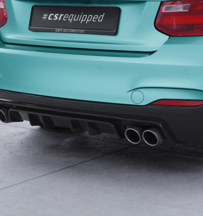 Diffuseur / Ajout de parechoc arrière pour BMW Série 2 F22 / F23 Pack M (11/2013-06/2021) - Fabriqué en ABS (6 finitions au choix)