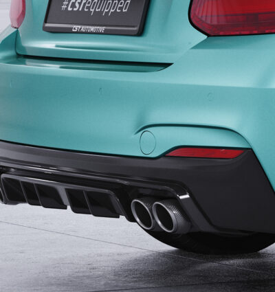 Diffuseur / Ajout de parechoc arrière pour BMW Série 2 F22 / F23 Pack M (11/2013-06/2021) - Fabriqué en ABS (6 finitions au choix)