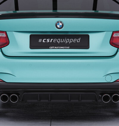 Diffuseur / Ajout de parechoc arrière pour BMW Série 2 F22 / F23 Pack M (11/2013-06/2021) - Fabriqué en ABS (6 finitions au choix)