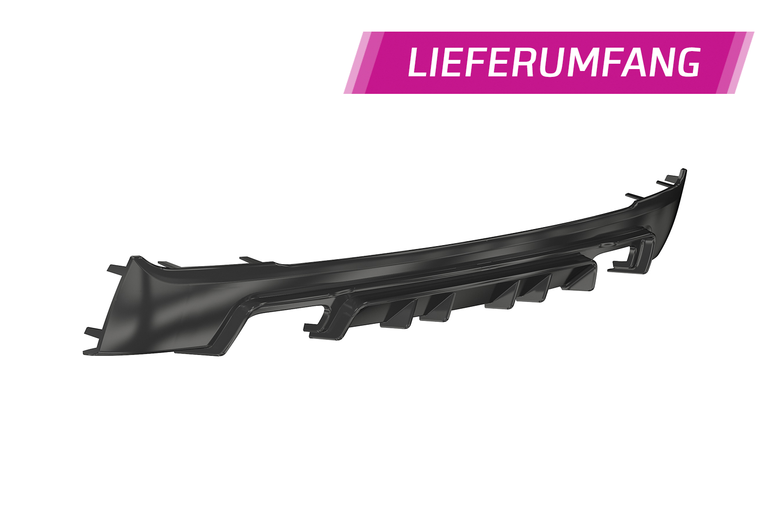 Diffuseur / Ajout de parechoc arrière pour BMW Série 2 F22 / F23 Pack M (11/2013-06/2021) - Fabriqué en ABS (6 finitions au choix)