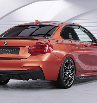 Diffuseur / Ajout de parechoc arrière pour BMW Série 2 F22 / F23 Pack M (11/2013-06/2021) - Fabriqué en ABS (6 finitions au choix)