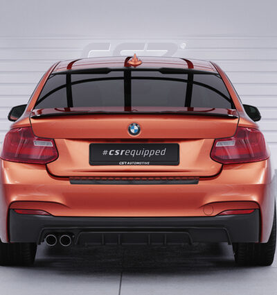 Diffuseur / Ajout de parechoc arrière pour BMW Série 2 F22 / F23 Pack M (11/2013-06/2021) - Fabriqué en ABS (6 finitions au choix)