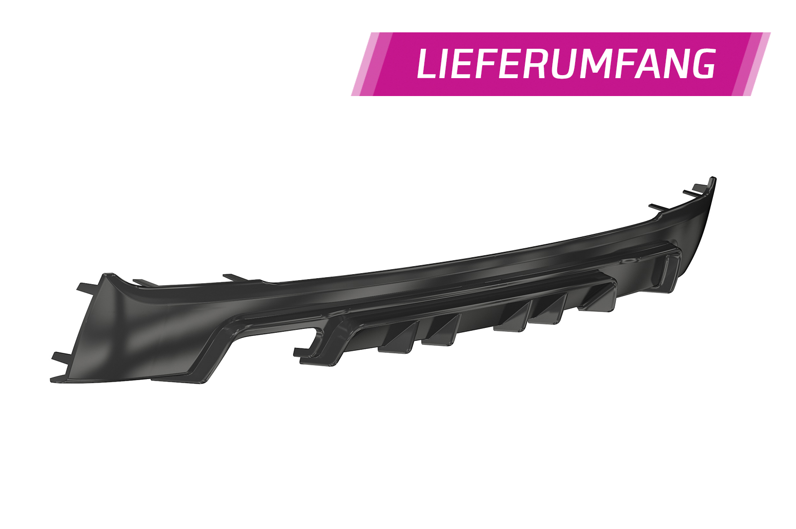 Diffuseur / Ajout de parechoc arrière pour BMW Série 2 F22 / F23 Pack M (11/2013-06/2021) - Fabriqué en ABS (6 finitions au choix)