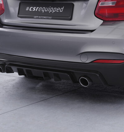Diffuseur / Ajout de parechoc arrière pour BMW Série 2 F22 / F23 Pack M (11/2013-06/2021) - Fabriqué en ABS (6 finitions au choix)